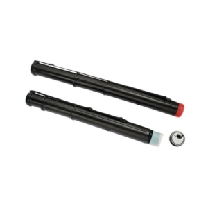 Tubo telescopico Tecnostyl - 50/110 cm Ø80 mm - a 3 moduli - Nero - EXT/1