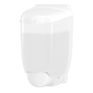Dispenser a rabbocco per sapone liquido ECO QTS Verde opalino - 12,5x11,5x21 cm - 1 l