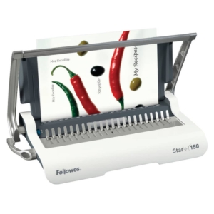 Rilegatrice a Dorso plastico Star + 150 - 150 fogli - Fellowes 5627501