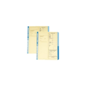 Cartelline Dichiarazione Redditi - 4Company - 32,5x25,5 cm - Avorio- Blu - 225g/m² dorso 2 cm (conf.50)