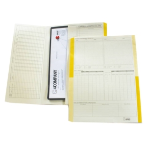 Cartelline cartoncino - Cartella matricolare impiegati - 4company - Avorio- 32,5x25,5 cm - dorso 2 cm - 225g/m² (conf.50)