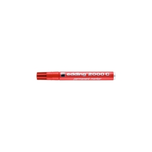 Pennarello indelebile Rosso Edding 2000 - tonda - 1,5-3 mm