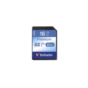 Flash Memory Card Verbatim - Sdhc Class 10 - 16 Gb - 43962