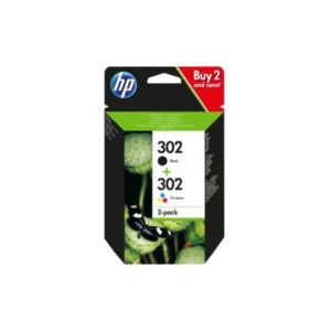 Cartucce Ink-jet originali HP 302 - Nero+colore - 190+165 pagine - X4D37AE (conf.2)