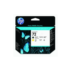 Originale HP C9384A Testina di stampa 72 Nero opaco +Giallo