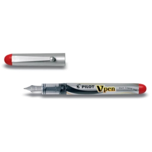 Stilografica usa e getta - Rosso - media - V Pen Silver Pilot