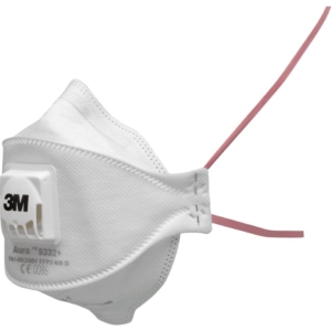 Respiratore FFP3 NR D con valvola 9300 3M polveri e fumi - 49842 (conf.10)