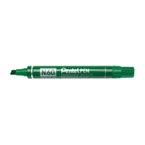 Pentel pennarello indelebile Verde - Pentel N60 - a scalpello - 3,9-5,5 mm
