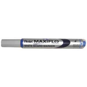 Pennarello per lavagne Bianche Pentel Maxiflo - Blu - tonda - 4 mm