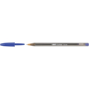 Penne a sfera Cristal® Bic - Large - Blu - 1,6 mm - cappuccio (conf.50)