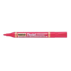 Pentel N850 Pennarello indelebile Rosso - linea Amiko - tonda - 2 mm