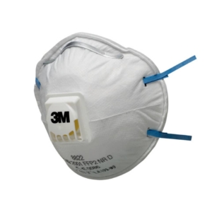 Respiratore FFP2 a conchiglia con valvola 3M polveri e fumi (conf.10)