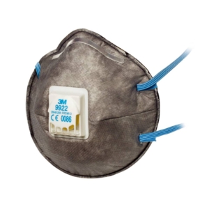 Respiratore FFP2 9922 - Maschera 3M per polveri, fumi e nebbie con valvola - 89620 (conf.10)