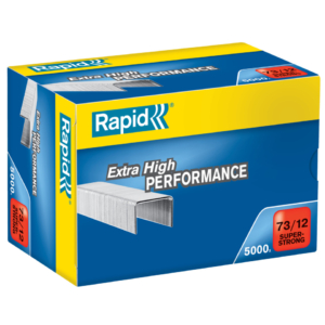 Punti per alti spessori Rapid - Punti metallici 73/12 - 24890800 (conf.5000)