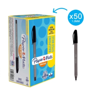 Penna a sfera Nere Paper Mate InkJoy 100 - medio - 1 mm - con cappuccio