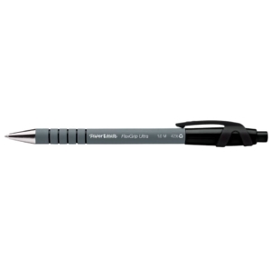 Penna a sfera a scatto FlexGrip Ultra Paper Mate - Nero - 1 mm
