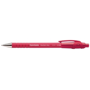 Penna a sfera a scatto FlexGrip Ultra Paper Mate - Rosso - 1 mm