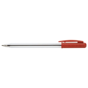 Penne a sfera Tratto 1 - Rosso - a rotazione - 1 mm (conf.50)