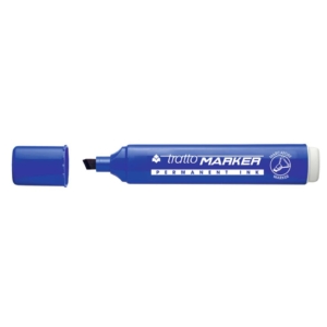 Tratto Marker Pennarello indelebile Blu - scalpello - 1-5 mm - 840101