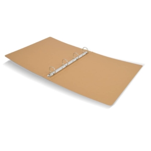 Raccoglitore A4 ad anelli linea ecologica Euro-Cart Avana - Dorso 4 cm