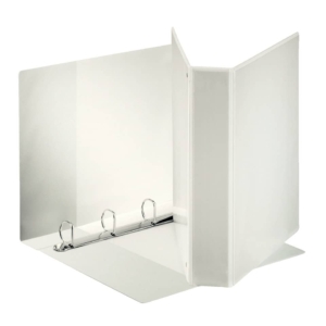 Esselte raccoglitore ad anelli personalizzabile Display - D - Dorso 7,5 cm - A4 maxi - 28,5x32 cm - Bianco