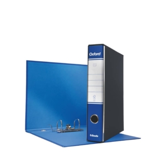 Esselte Raccoglitore Oxford Blu - registratore commerciale 23x30cm - Dorso 5 cm - F.to esterno 29,5x32cm