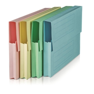 Cartelle a soffietto Brefiocart Canguro in cellulosa 25x32 cm Verde - 230g/m² - 0205507.VE (conf.50)