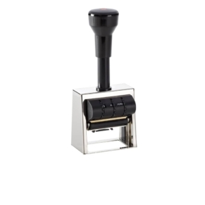 Timbro datario con piastra D53V(K) personalizzabile Reiner