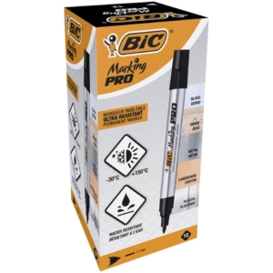 Pennarello indelebile BIC Marking PRO punta conica 1,1 mm Nero