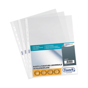 Buste a foratura buccia d'arancia Favorit - Superior - 21x29,7 cm (A4) - 100460026 (conf.50)