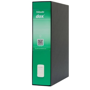 Raccoglitore ufficio Dox 2 - Protocollo - Dorso 8 cm - 23x34 cm - Verde