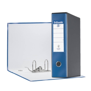 Raccoglitore ufficio Esselte Eurofile - protocollo - Dorso 8 cm - 23x33 cm - Blu metallizzato - 390755960