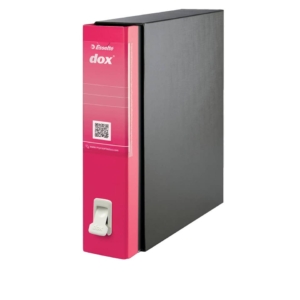 Raccoglitore ufficio Dox 2 - Protocollo - Dorso 8 cm - 23x34 cm - Fucsia