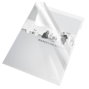 Buste a L - in PVC Crystal Esselte - Trasparente - 21x29,7 cm - 554300 (conf.25)