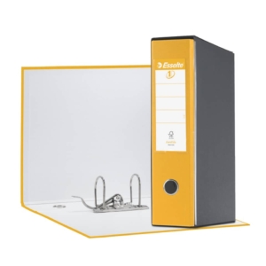 Raccoglitore ufficio Esselte Eurofile - Protocollo - Dorso 8 - utile 23x33 cm - Giallo - 390755090