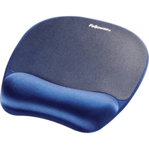Tappetino mouse con poggiapolsi FELLOWES Memory Foam - Zaffiro Blu 9172801