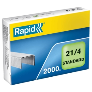 Punti universali Rapid - Punti metallici 21/4 (6/4) passo 6 mm (conf. da 2000 punti)
