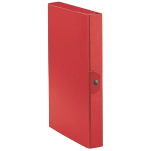 Scatola portaprogetti Eurobox Esselte - Dorso 4 cm - 25x35 cm - Rosso