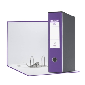 Raccoglitore ufficio Esselte Eurofile - protocollo - Dorso 8 cm - 23x33 cm - Lilla - 390755950