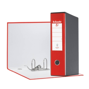 Raccoglitore ufficio Esselte Eurofile - Protocollo - Dorso 8 - utile 23x33 cm - Rosso - 390755160