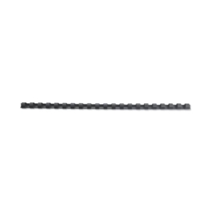 Dorsi plastici a 21 anelli GBC CombBind 8 mm - fino a 45 fogli A4 Nero - 4028174 (conf.100)