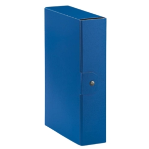 Scatola portaprogetti Eurobox Esselte - Dorso 8 cm - 25x35 cm - Blu