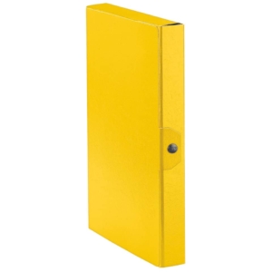 Scatola portaprogetti Eurobox Esselte - Dorso 4 cm - 25x35 cm - Giallo