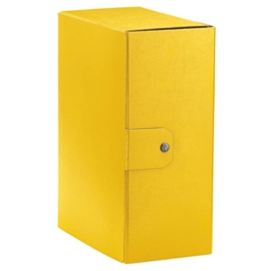 Scatola portaprogetti Eurobox Esselte - Dorso 15 cm - 25x35 cm - Giallo - 390335090