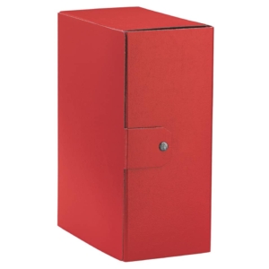 Scatola portaprogetti Eurobox Esselte - Dorso 15 cm - 25x35 cm - Rosso