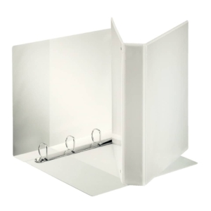 Raccoglitore personalizzabile Esselte Display Maxi a 4 anelli a D 27,5x32 cm dorso 5 cm Bianco