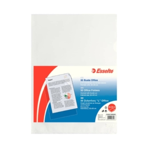 Buste a L - Copy Safe Esselte - Office - 22x30 cm - PPL - Trasparente antiriflesso (conf.50)