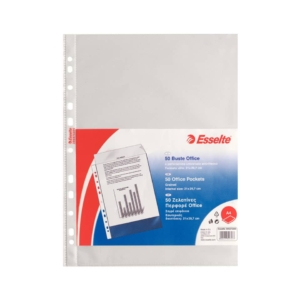 Buste a foratura universale Esselte - Copy Safe Office -A4 - goffrata (conf.50)