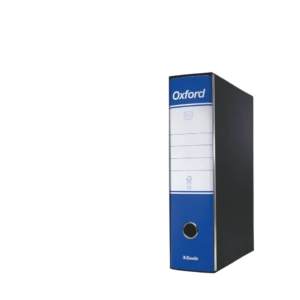 Esselte Raccoglitore Oxford Blu - registratore protocollo 23x33cm - Dorso 8 - f.to esterno 29,5x35cm