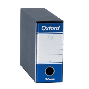 Esselte Raccoglitore Oxford Blu - registratore formato memorandum A5 - Dorso 8 - 23x18 cm